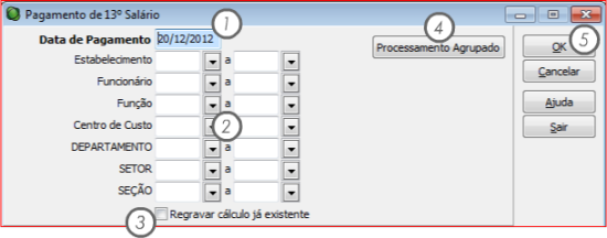 Tela do sistema